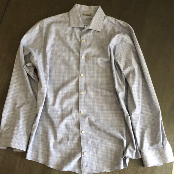 Kenneth Cole Reaction Slim Fit Dress Shirt - Picture 1 of 6